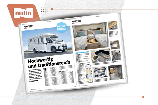 Der Sevilla JF wird in der aktuellen Ausgabe von Reisemobil International ausführlich getestet.
